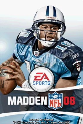 Madden NFL 08 (Europe) screen shot title